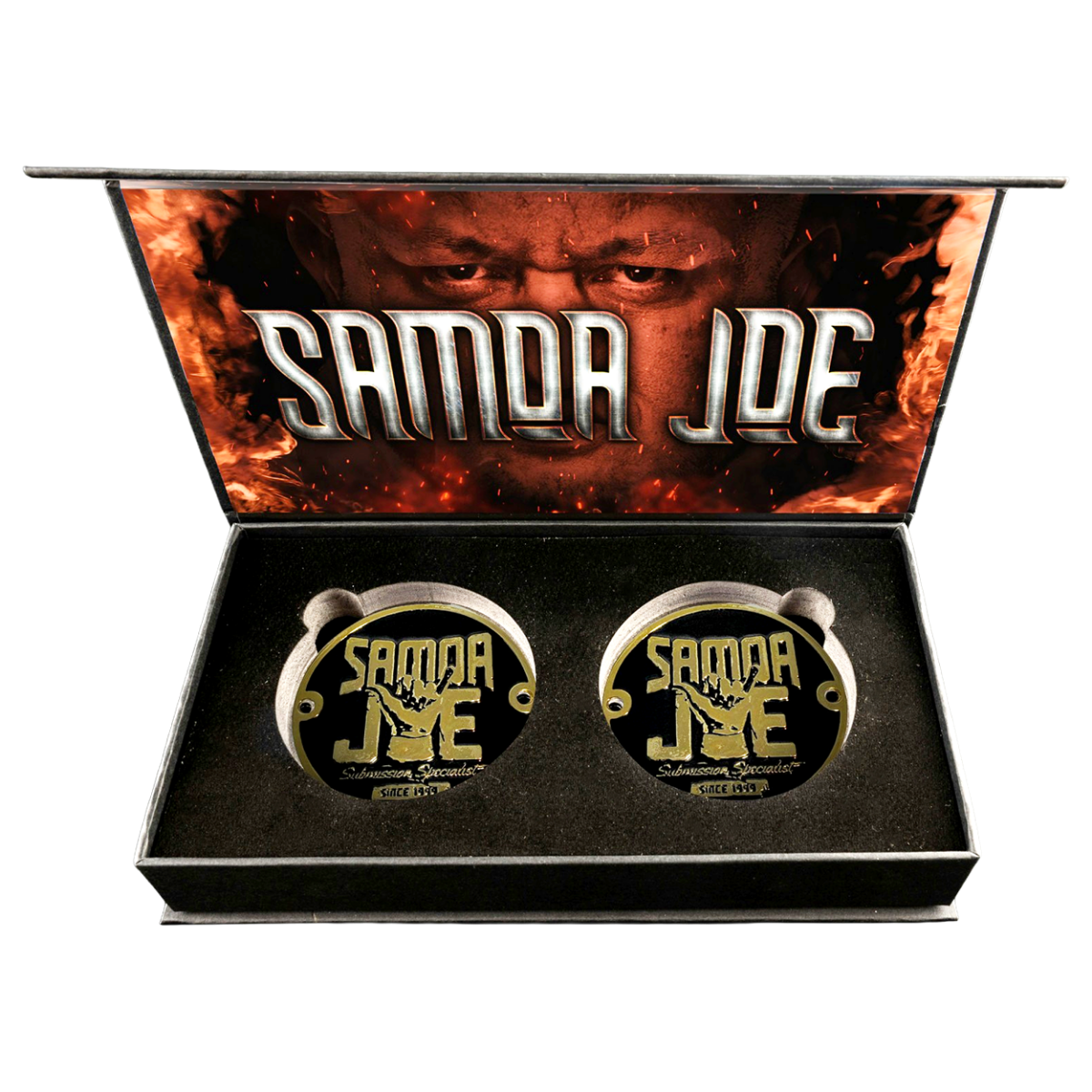 Samoa Joe Championship Replica Side Plate Box Set PW Catalog