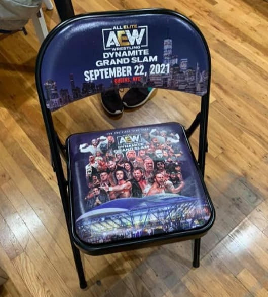AEW Dynamite Grand Slam 2021 PPV Event Chair - image 4