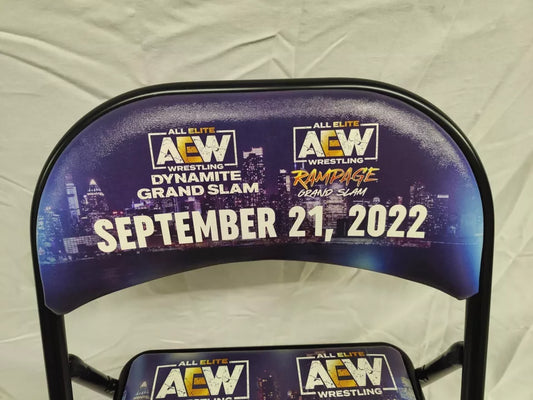 AEW Dynamite Grand Slam 2022 PPV Event Chair Chairs PWcatalog