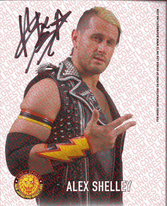 ALEX SHELLEY AUTOGRAPHED 8X10