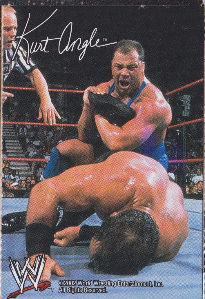 Kurt Angle WWF Ice Cream Cut-out 2002 Good Humor PW Catalog
