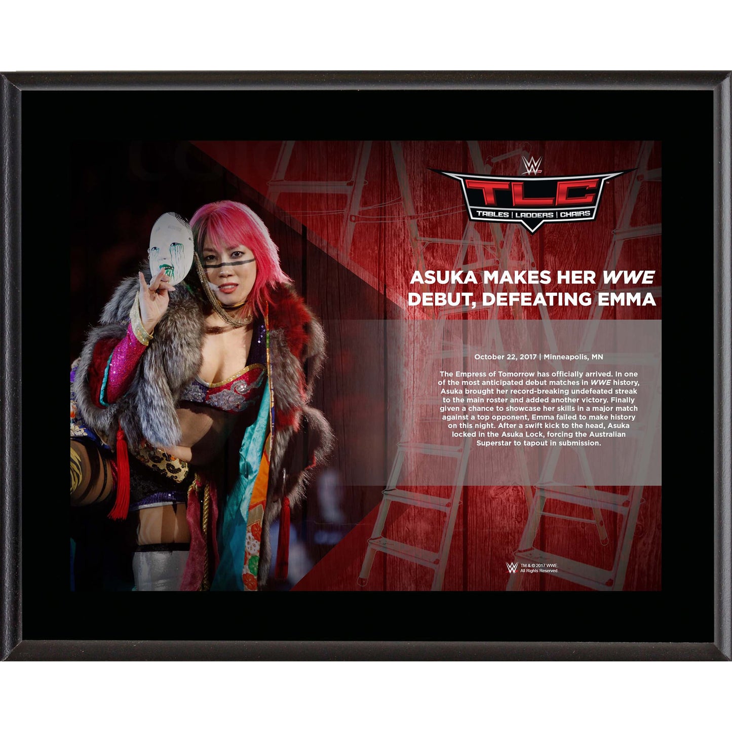 Asuka 10.5" x 13" 2017 TLC Sublimated Plaque