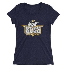 Sasha Banks "The Legit Boss" Women's Tri-Blend T-Shirt