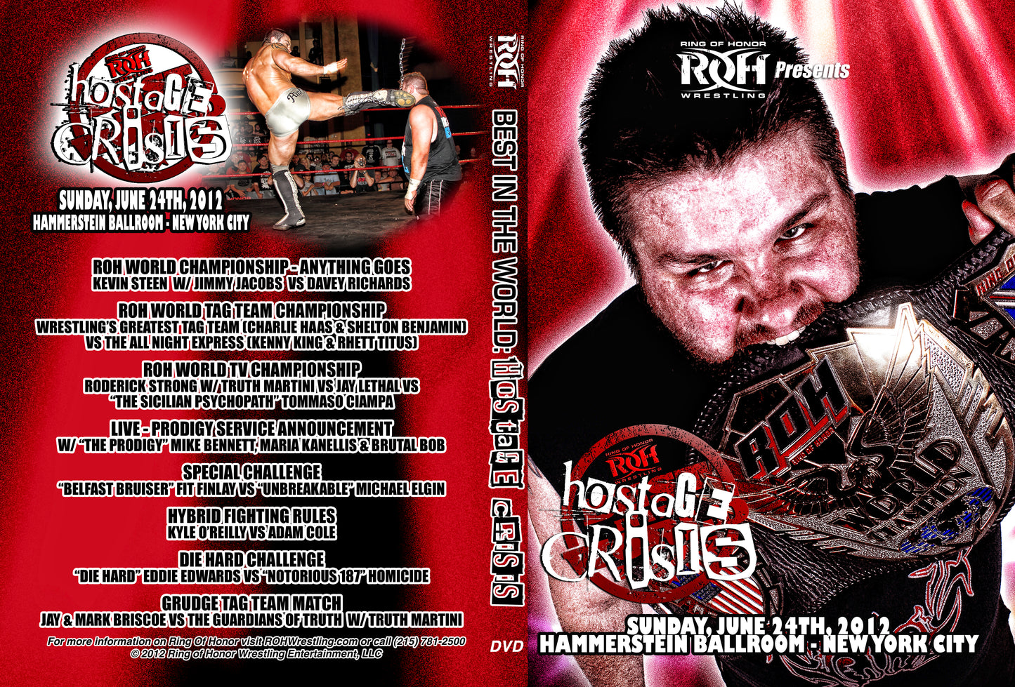 Best in the World 2012: Hostage Crisis- New York, NY 6/24/12 (DVD)