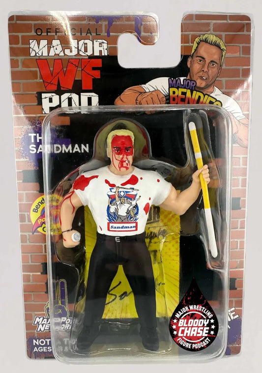 Major Wrestling Figure Podcast Major Bendies Extreme Series 1 The Sandman (Bloody Chase) Action & Toy Figures PWcatalog