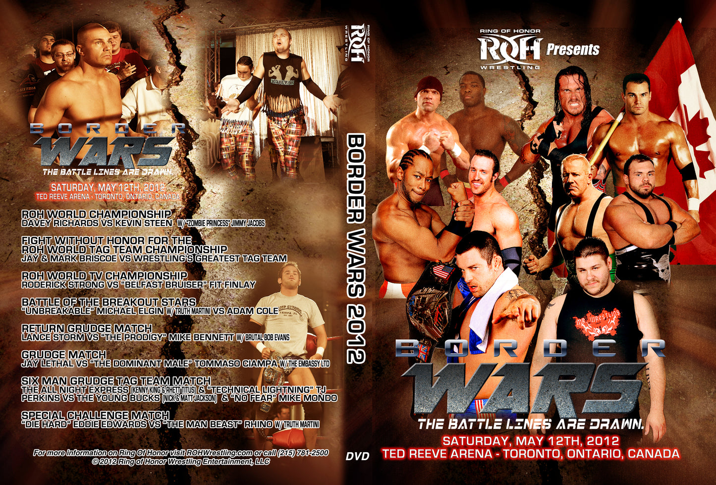Border Wars- Toronto, Ontario 5/12/12 (DVD)