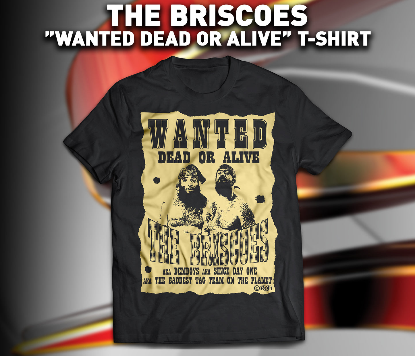 BRISCOES - "WANTED" T-SHIRT