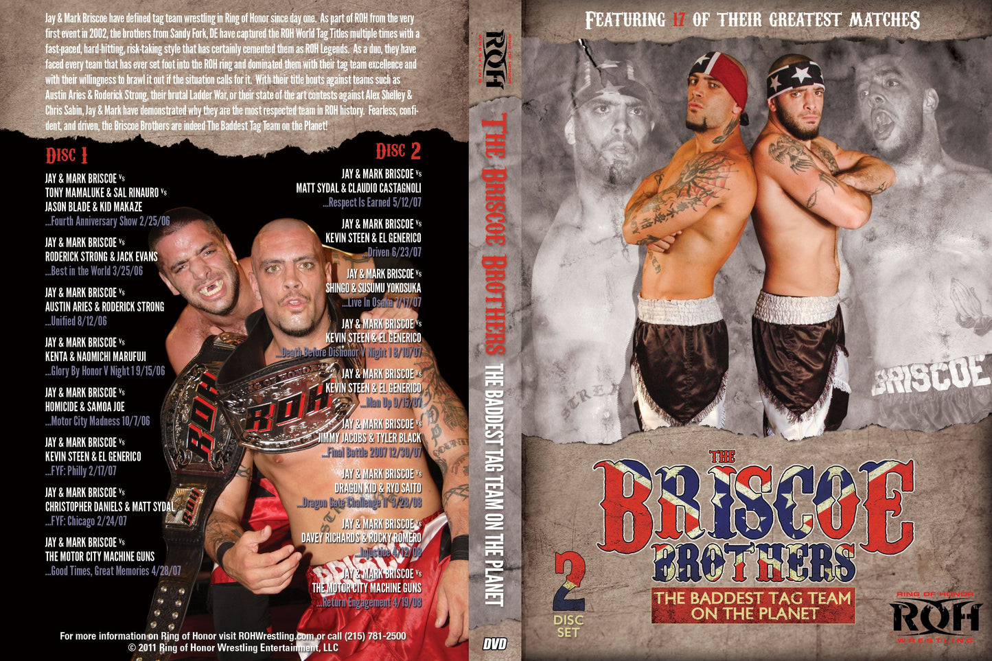 Briscoe Brothers- The Baddest Tag Team On The Planet (2 Disc Set)