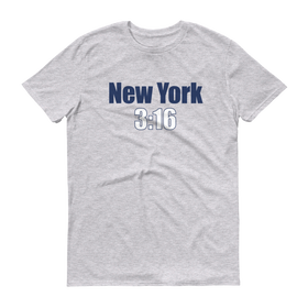 Stone Cold Steve Austin "New York 3:16 (Gray)" T-Shirt