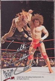 Carlito 2007 WWE Ice Cream Cut-out Unilever PW Catalog