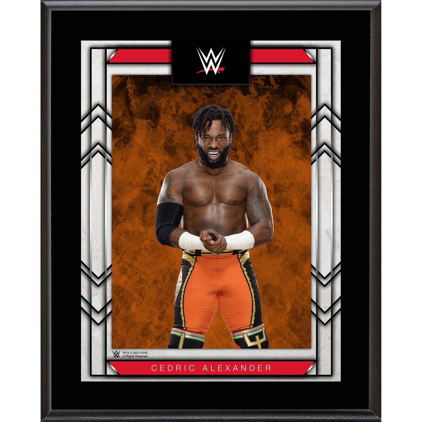 Cedric Alexander WWE 10.5" x 13" Sublimated Plaque