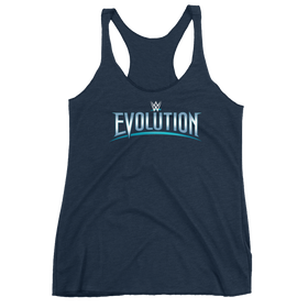 WWE Evolution Logo Women's Racerback Tank Top
