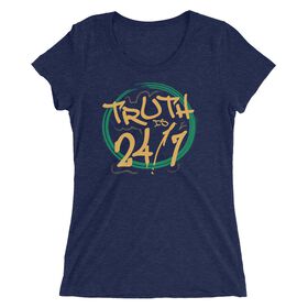 R-Truth "Truth is 24/7 Graffiti" Women's Tri-Blend T-Shirt
