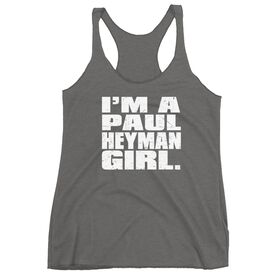 Paul Heyman "I'm a Paul Heyman Girl" Women's Racerback Tank Top