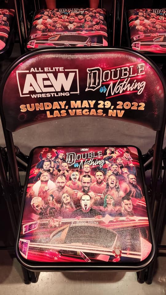 AEW Double or Nothing 2022 PPV Event Chair - image 4