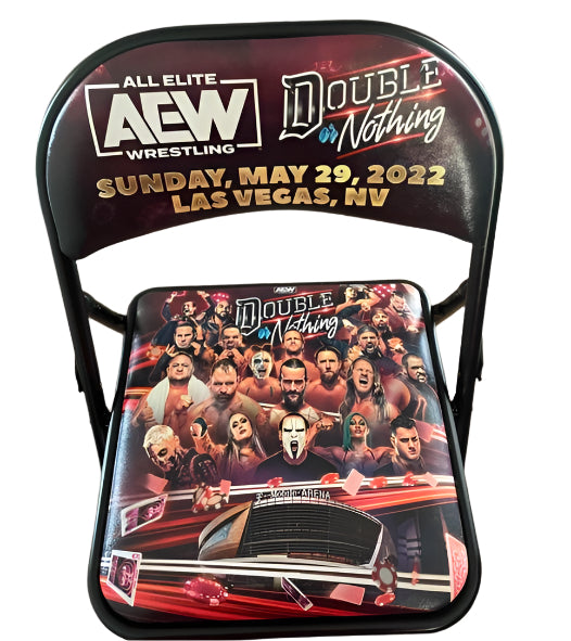 AEW Double or Nothing 2022 PPV Event Chair Chairs PWcatalog
