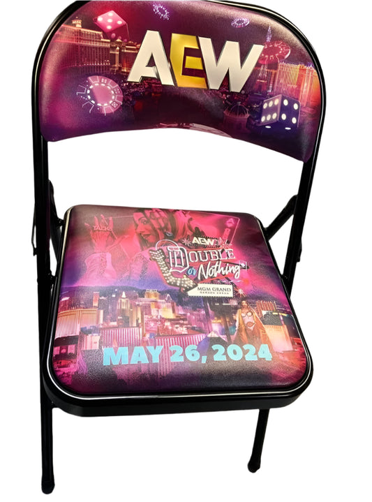 AEW Double or Nothing 2024 PPV Event Chair Chairs PWcatalog