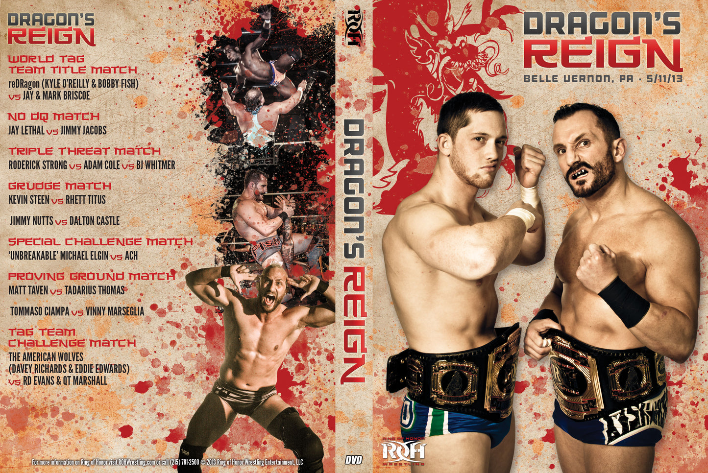 Dragon's Reign- Belle Vernon, PA 5/11/13 (DVD)