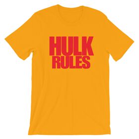 Hulk Hogan "Hulk Rules" Retro T-Shirt