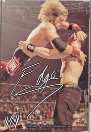 Edge 2007 WWE Ice Cream Cut-out Unilever PW Catalog