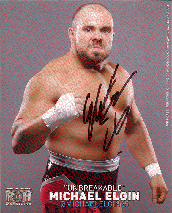 MICHAEL ELGIN AUTOGRAPHED 8X10
