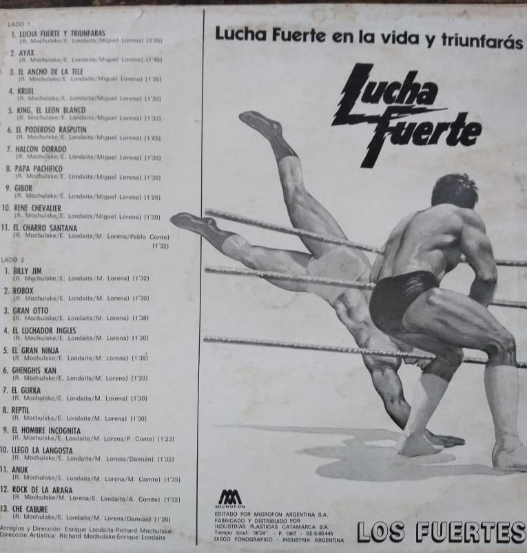 Lucha Fuerte 1987 Los fuertes Music CDs PWcatalog