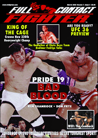 Full Contact Fighter Magazine March 2002 Magazine PWcatalog