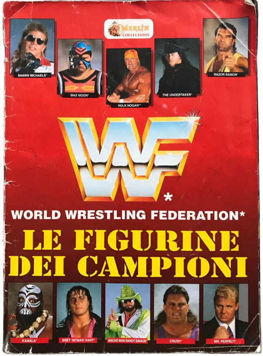 WWF Stickers Album 1991 From Italy Stickers Album PW Catalog