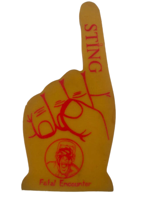 WCW Sting Fatal Encounter foam finger Foam PWcatalog