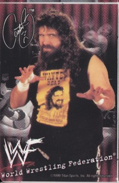 Cactus Jack WWF Ice Cream Cut-out 1999 Good Humor PW Catalog