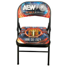 AEW NJPW Forbidden Door 2024 PPV event chair Chairs PWcatalog