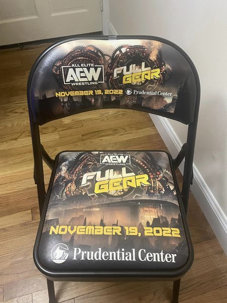 AEW FULL GEAR 2022 PPV event chair Chairs PWcatalog