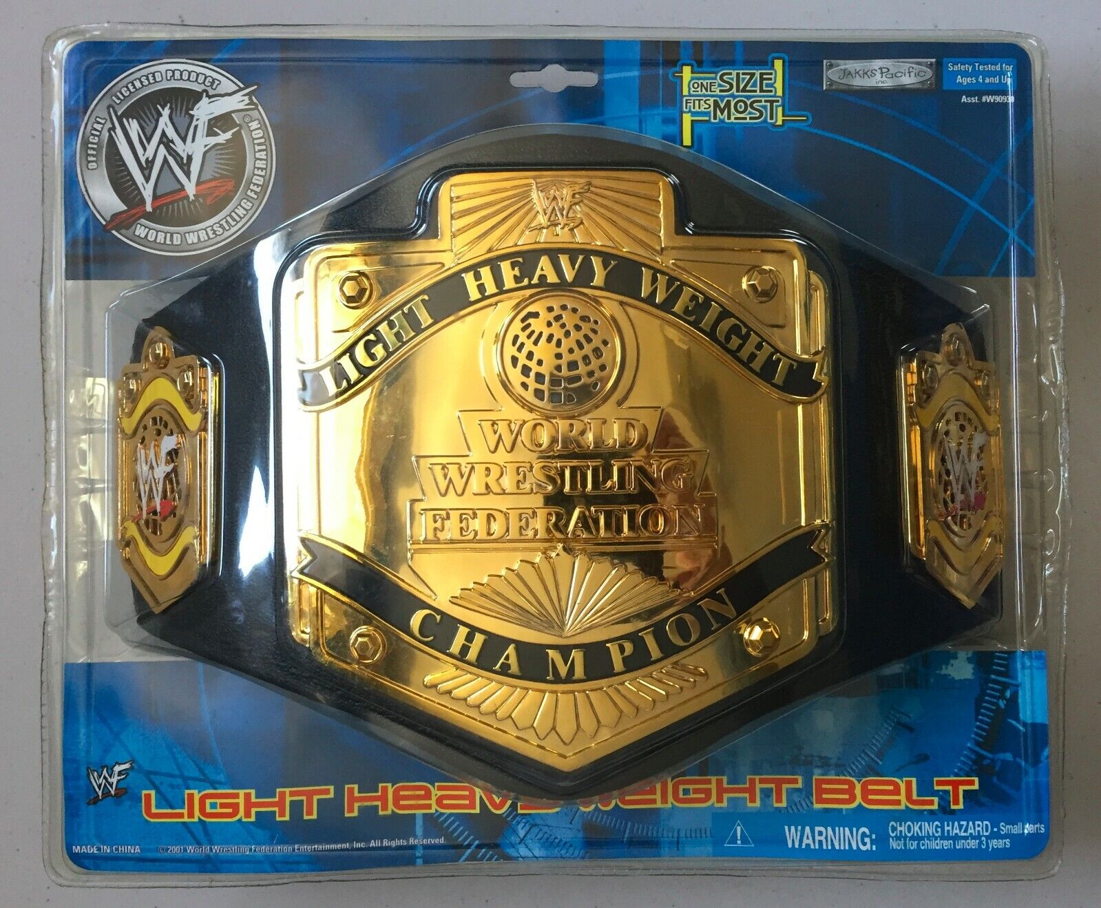 WWF Light Heavyweight championship foam belt by Jakks Pacific PW Catalog
