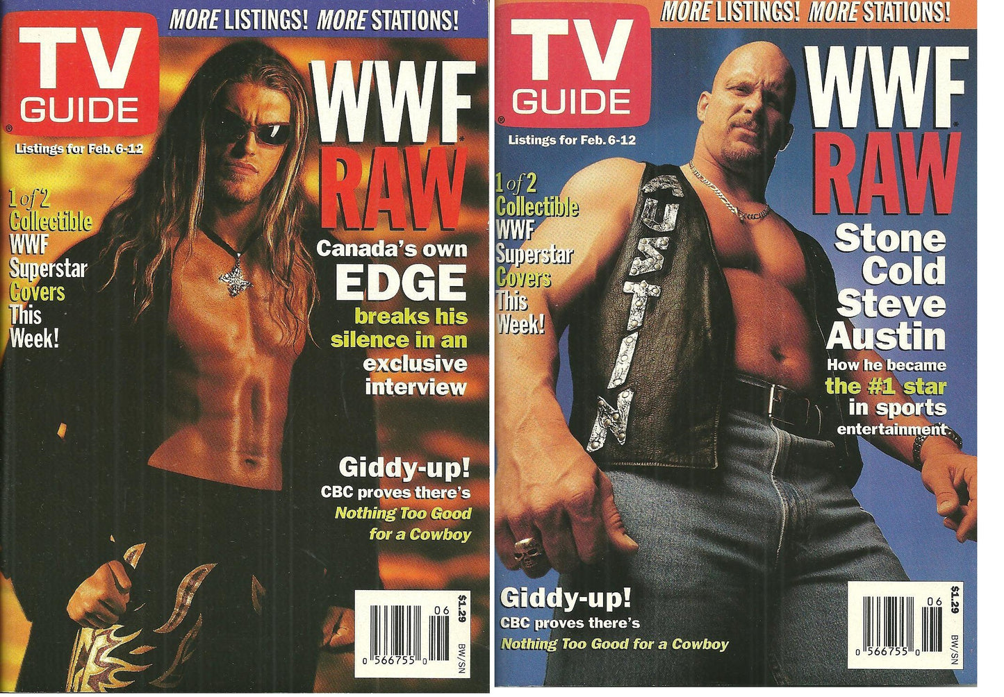 TV Guide February 1999 Edge 1 of 2 Magazine PWcatalog