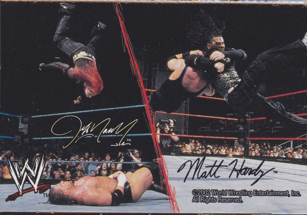 Hardy Boyz WWF Ice Cream Cut-out 2002 Good Humor PW Catalog