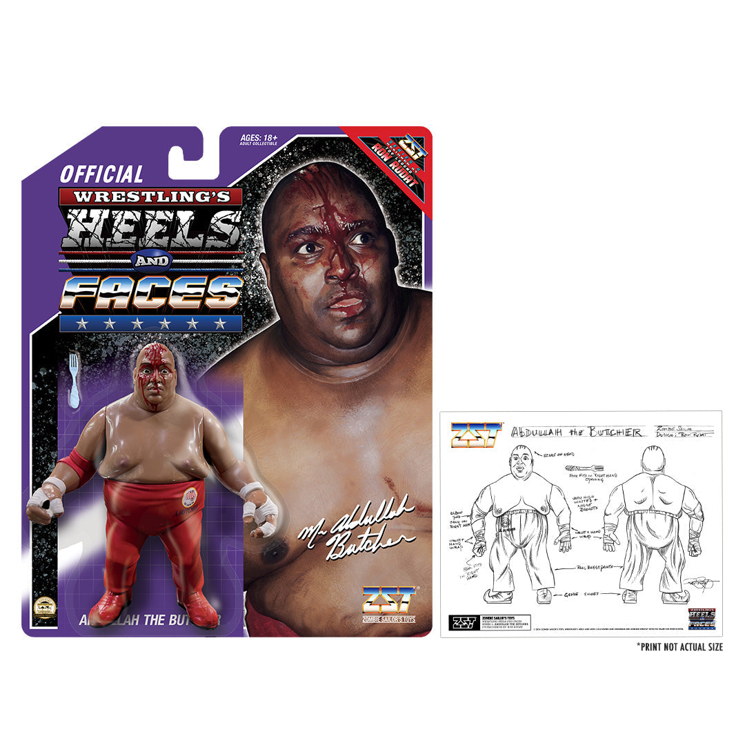 Zombie Sailor's Toys Wrestling's Heels & Faces 4 Abdullah the Butcher Action & Toy Figures PWcatalog