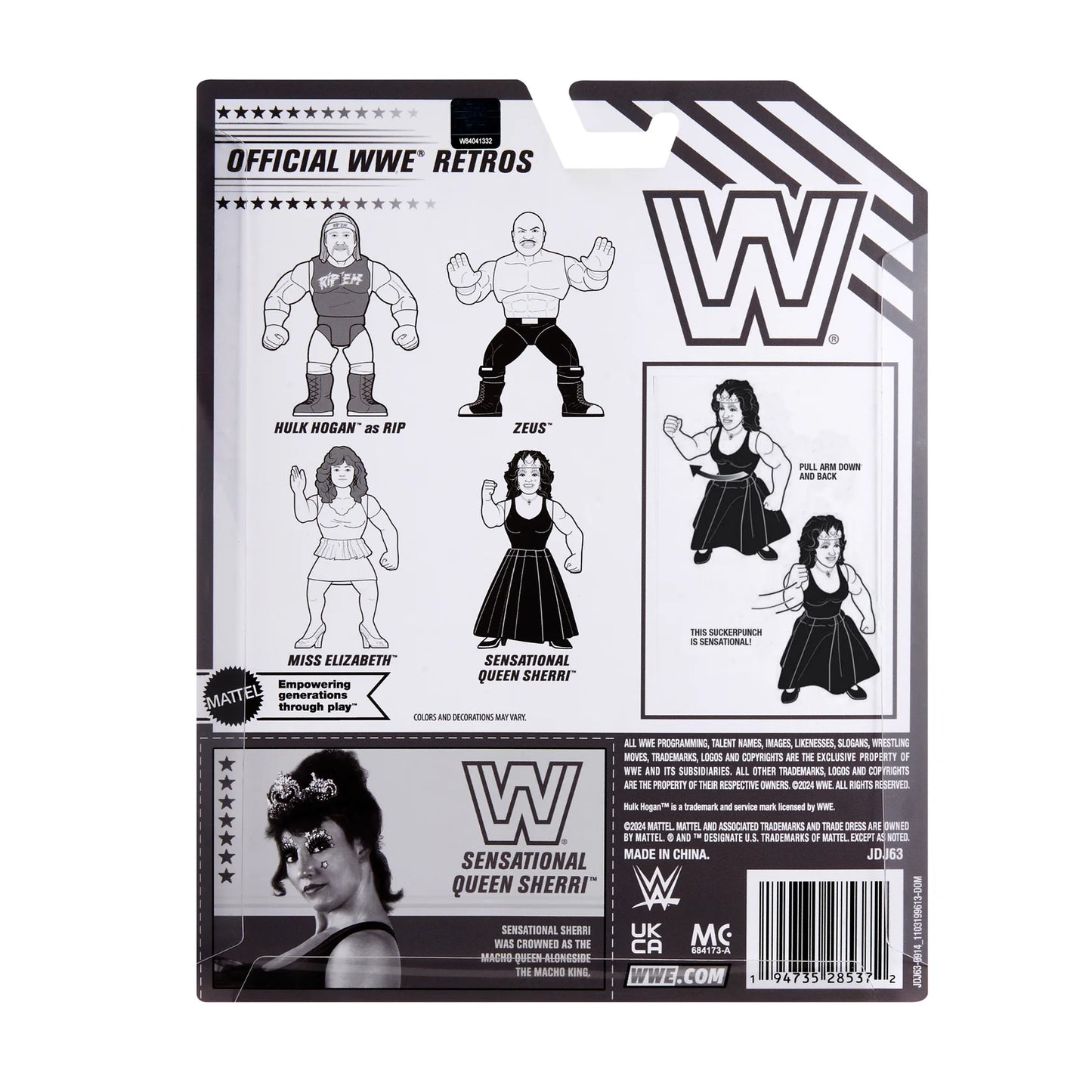 WWE Mattel Retro Series 17 Sensational Queen Sherri Mattel Creations Exclusive