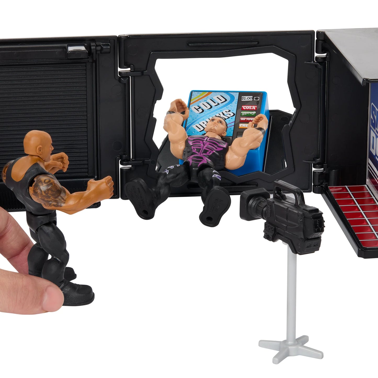 WWE Mattel Knuckle Crunchers Final Boss Microphone Playset With The Rock Action & Toy Figures PWcatalog