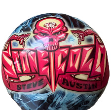 Steve Austin Bowling Ball WWF Viz-A-Ball 2001 Pwcatalog