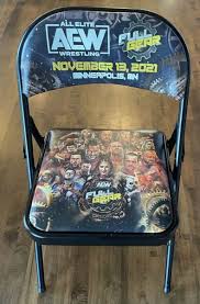 AEW FULL GEAR 2021 PPV event chair Chairs PWcatalog