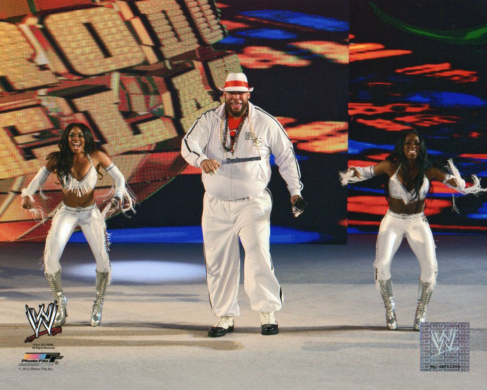 Brodus Clay & The Funkadactyls Naomi & Cameron WWE Photofile 8x10' Photo