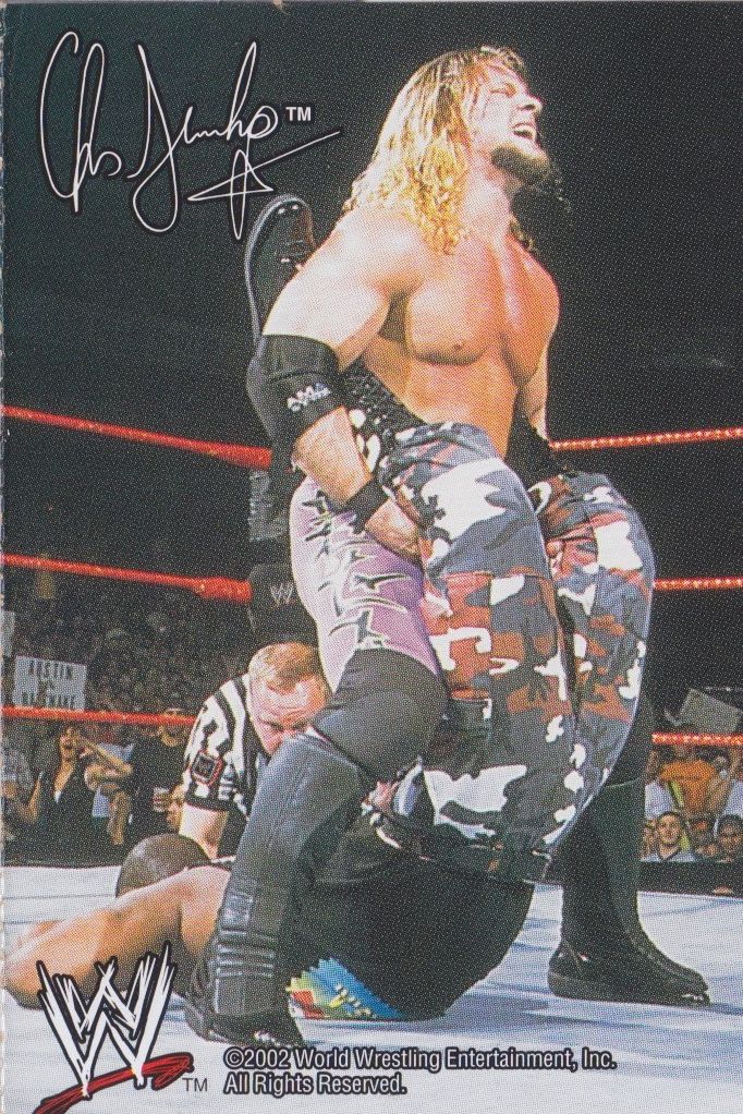 Chris Jericho WWF Ice Cream Cut-out 2002 Good Humor PW Catalog