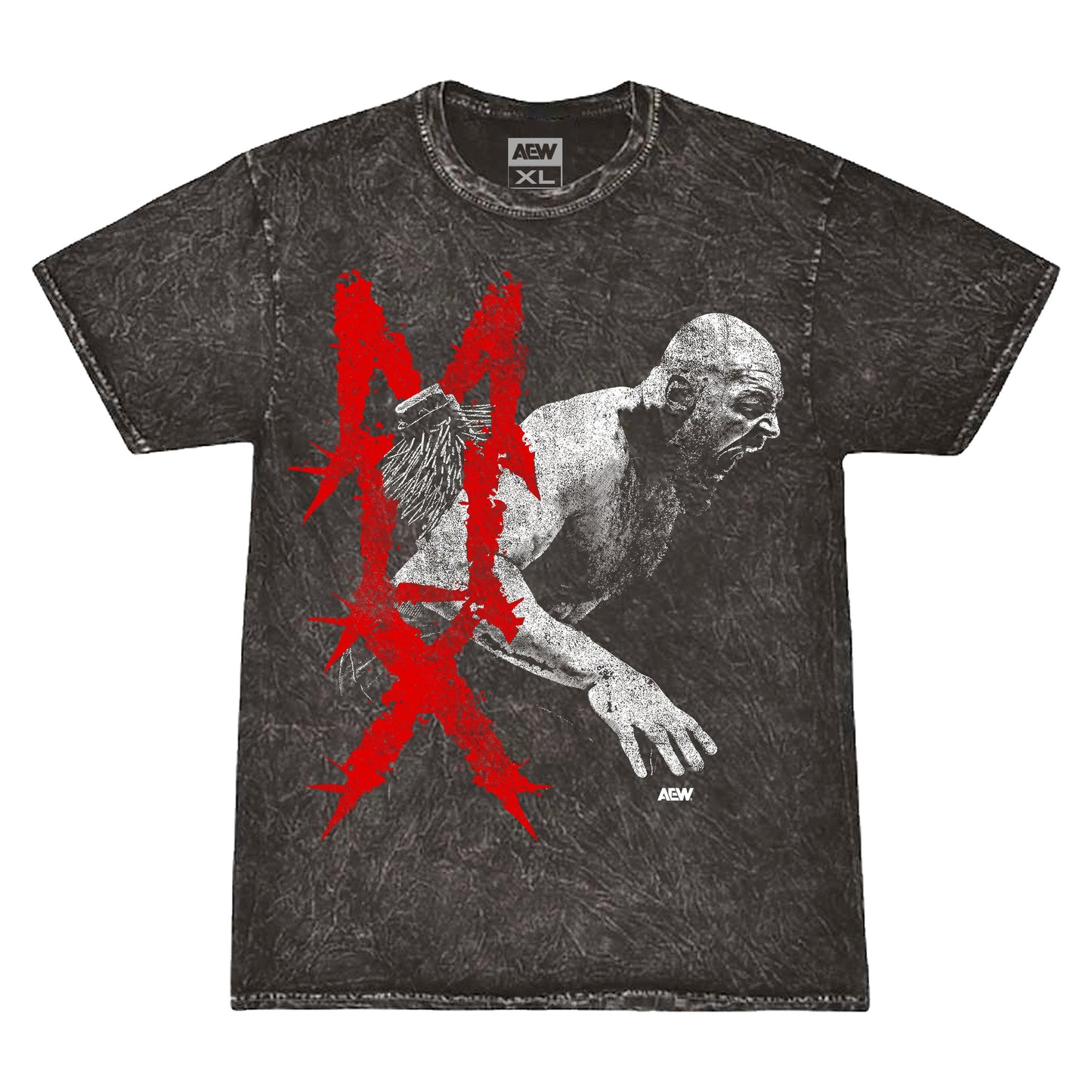Jon Moxley Professional Wrestler Mineral Wash T-Shirt T-Shirt PW Catalog
