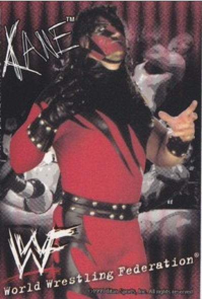 Kane WWF Ice Cream Cut-out 1999 Good Humor PW Catalog
