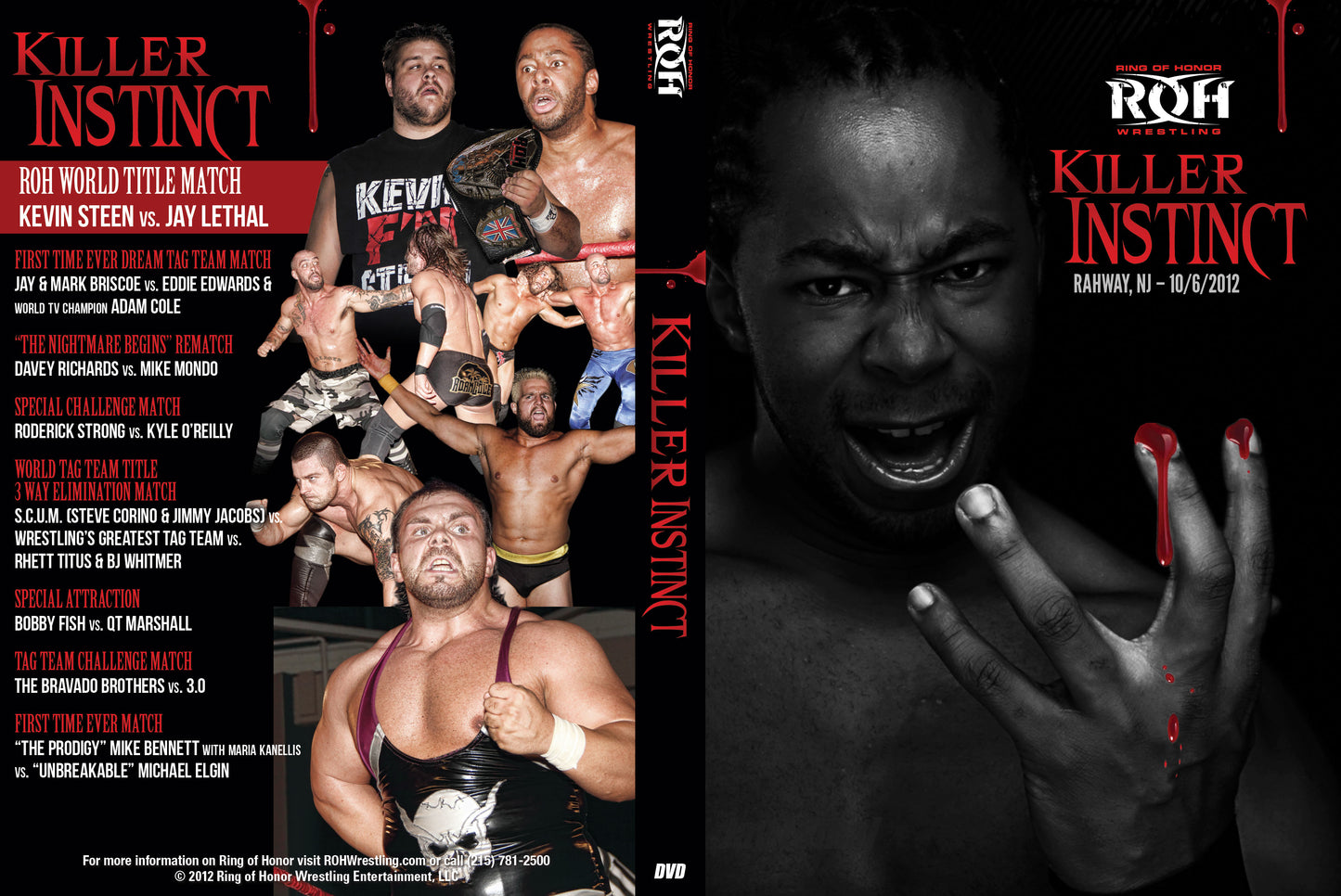 Killer Instinct- Rahway, NJ 10/6/12 (DVD)