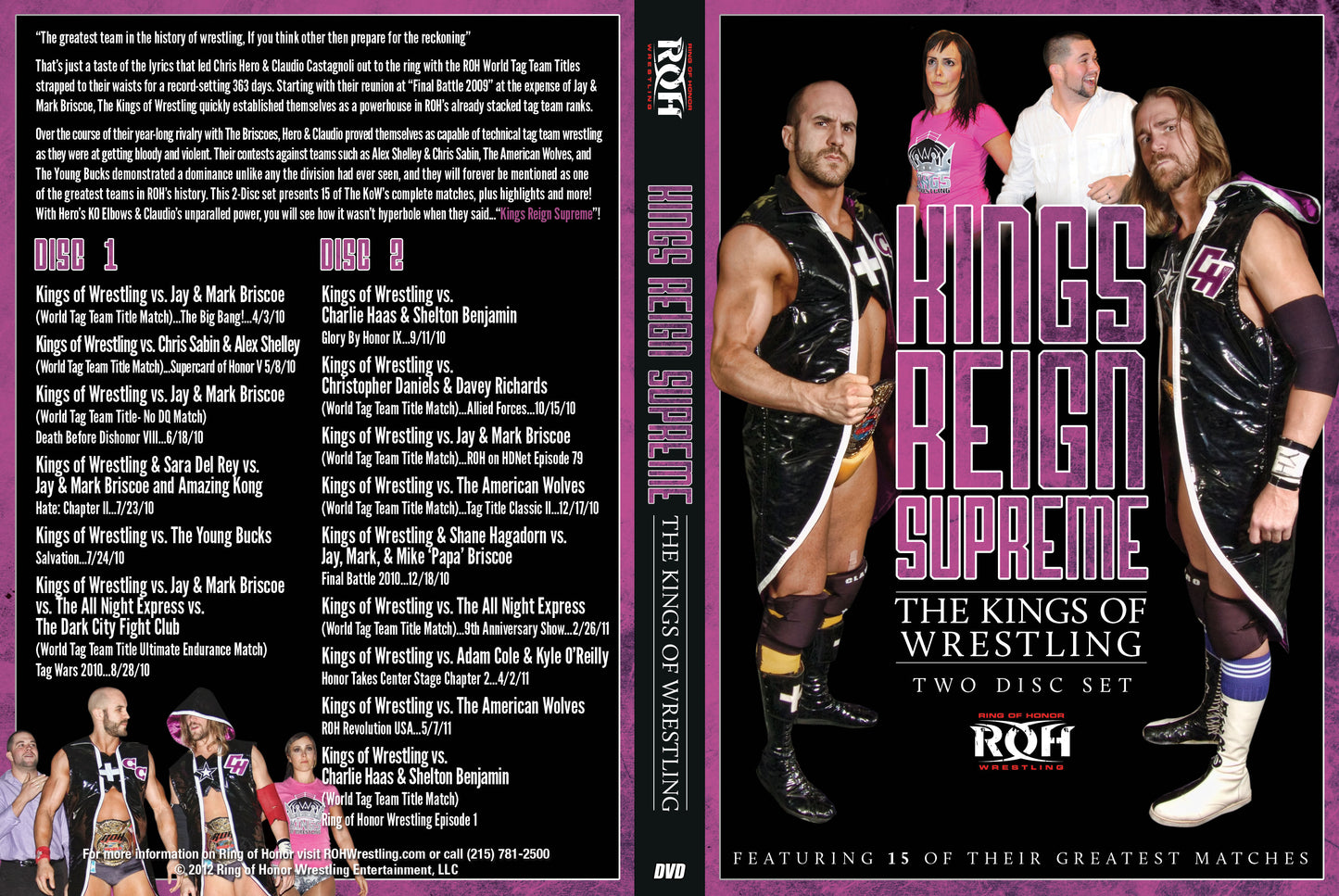 Kings of Wrestling: Kings Reign Supreme (2 Disc Set)