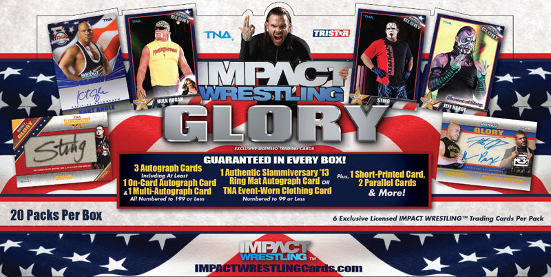 TNA IMPACT WRESTLING GLORY Trading Cards 2013 (20 Pack Hobby Box)