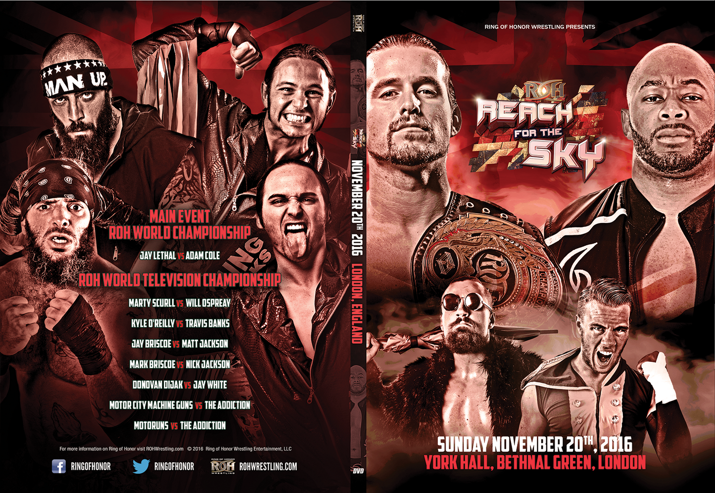 11/20/16 REACH FOR THE SKY TOUR - LONDON, UK (DVD)