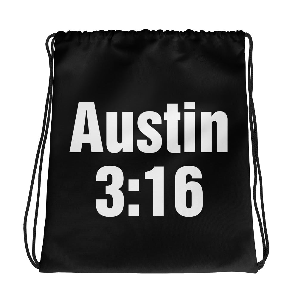 Stone Cold Steve Austin "3:16" Drawstring Bag