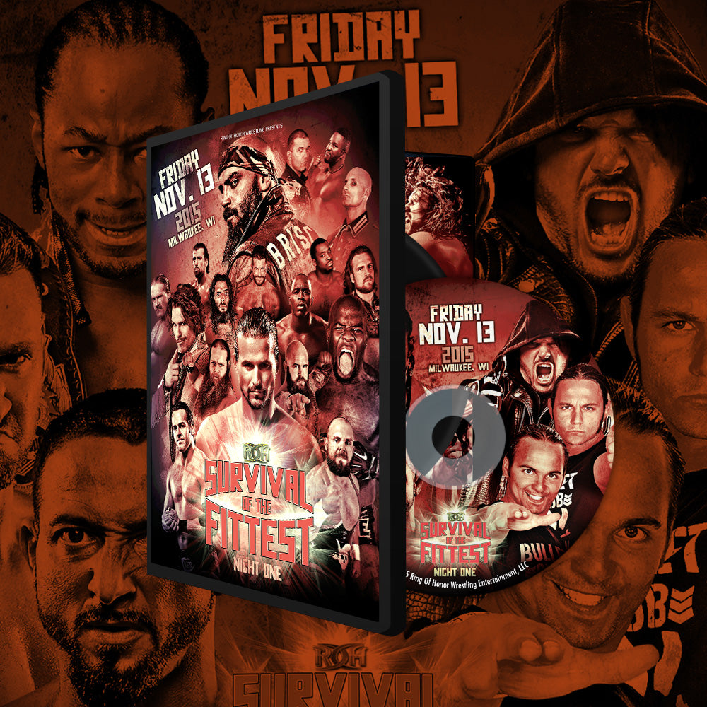 11/13/15 SURVIVAL OF THE FITTEST NIGHT - MILWAUKEE (DVD)